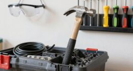 secure tools to prevent movement