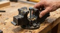 securely attach vise properly