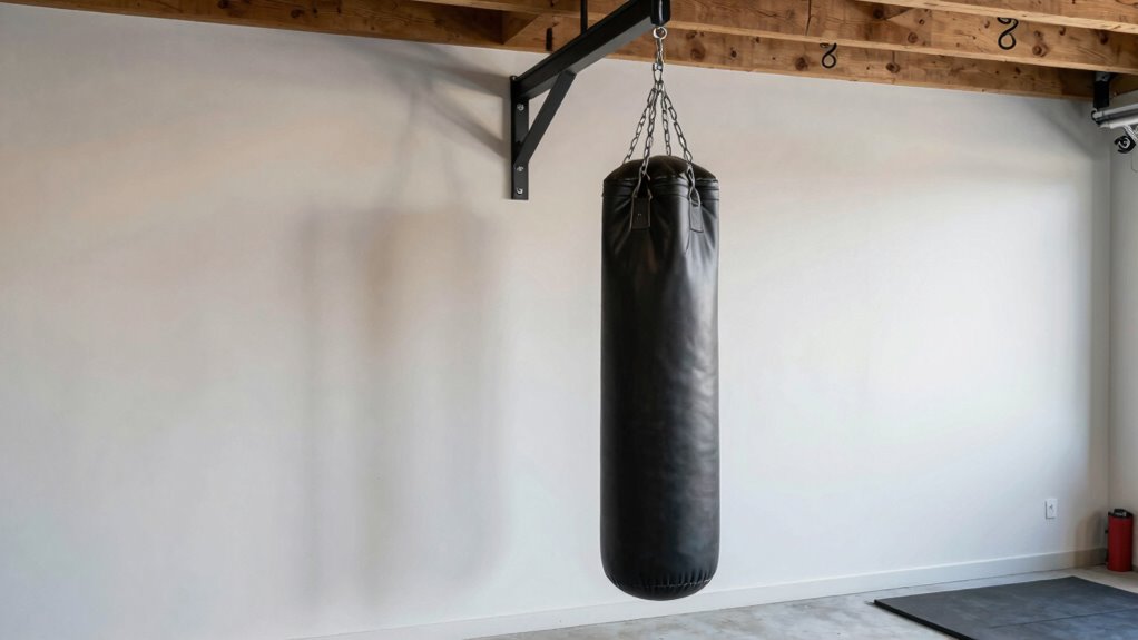 securely install punching bag