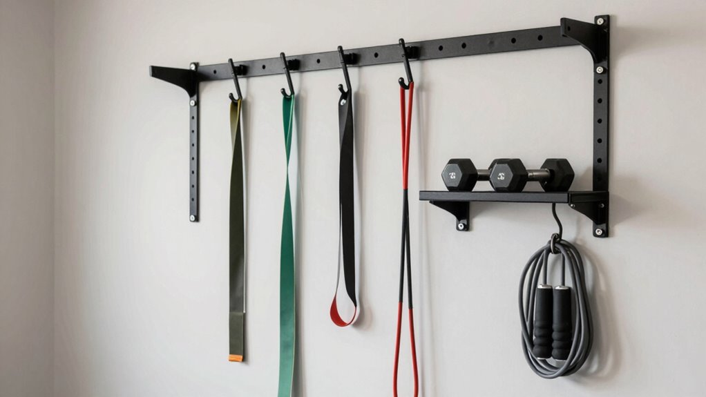 securely install wall racks