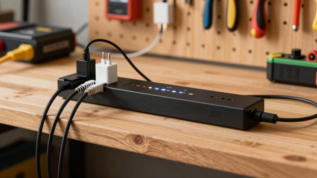 securely mount and connect safely