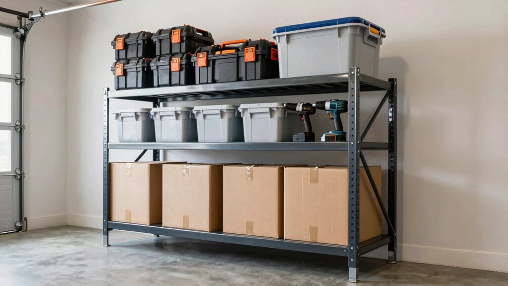 securely mount heavy shelves