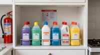 securely store chemicals safely