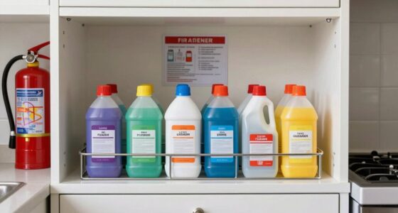 securely store chemicals safely