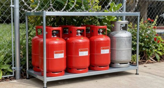 securely store gas safely