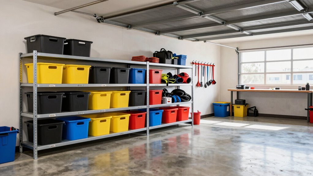 set clear garage organization goals
