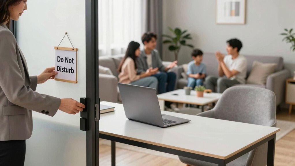 set clear work boundaries