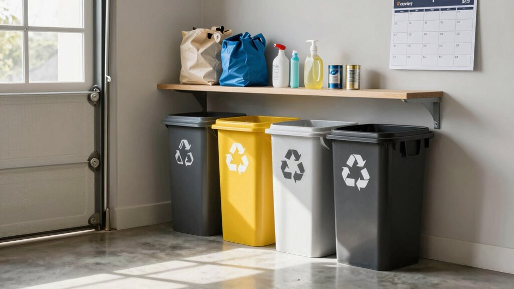 set recycling collection days