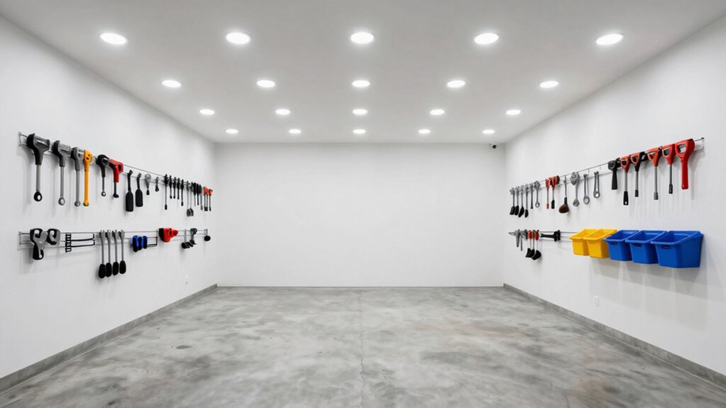 shadow free garage lighting design