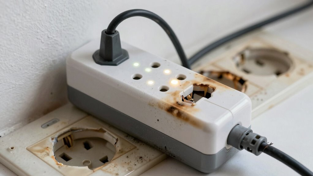 signs of surge protector failure