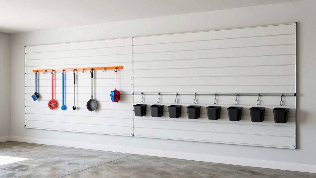 slatwall vs track wall