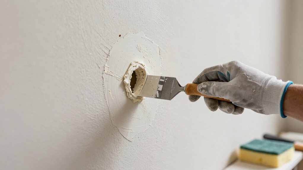 small drywall hole repair