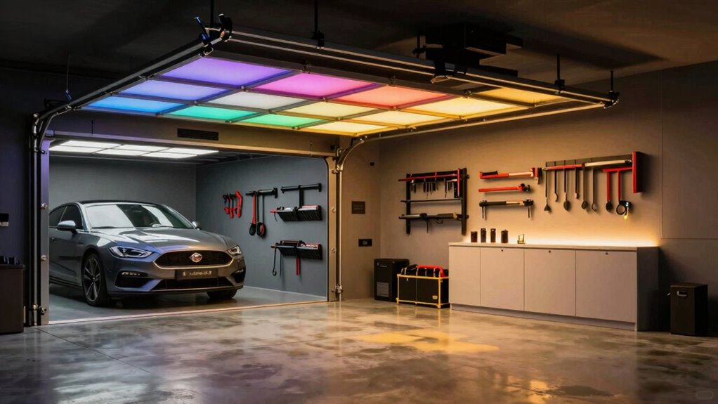 smart garage lighting considerations