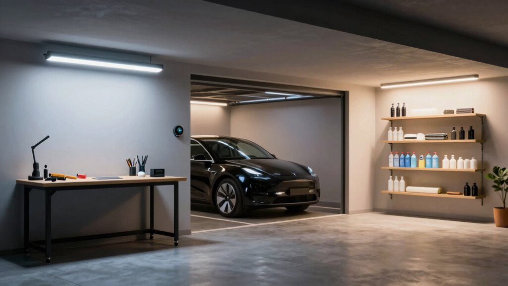 smart garage lighting control