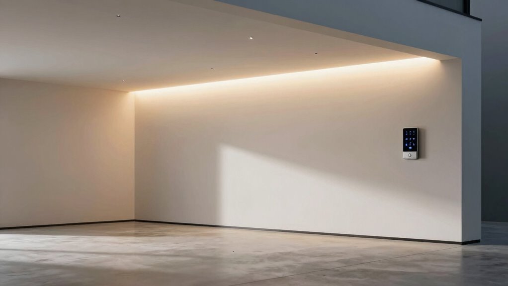 smart motion activated lighting installation