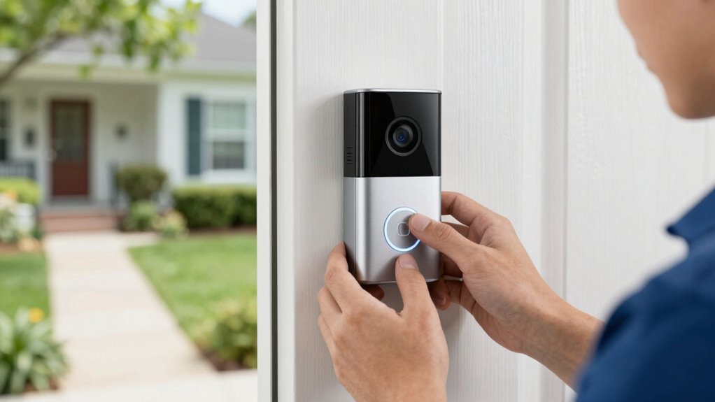 smart security with video doorbell