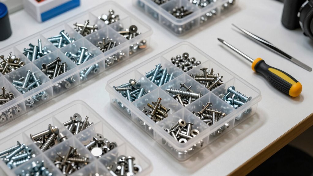 sort and organize small parts