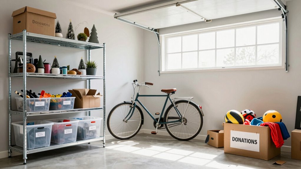 sort decide organize declutter