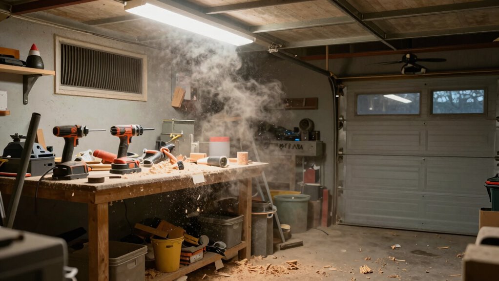 sources of dust and debris