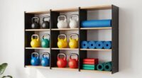 space saving gym storage