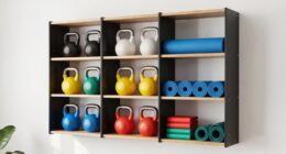 space saving gym storage