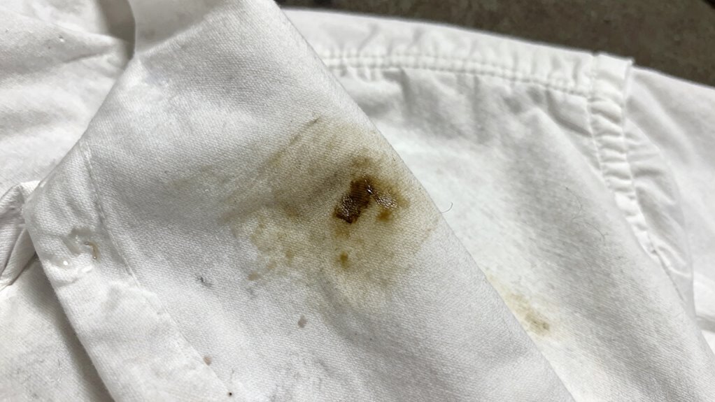 stain formation and removal