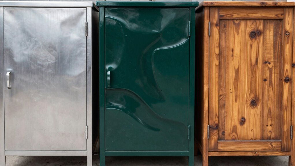 steel cabinets resist moisture