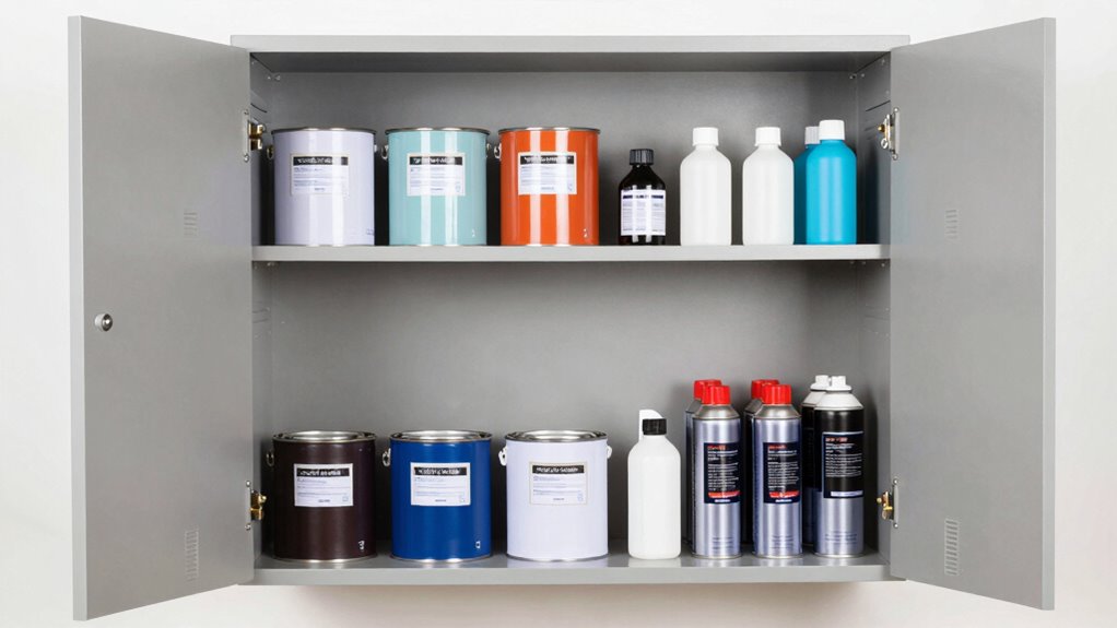 store chemicals in cool ventilated area