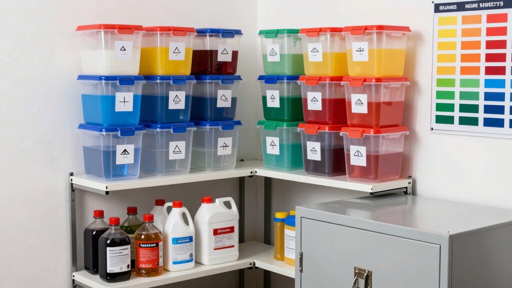 store chemicals safely apart