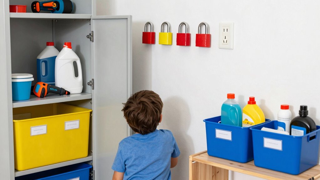 store hazardous items safely