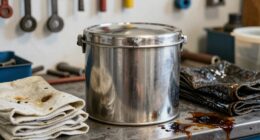 store oily rags safely