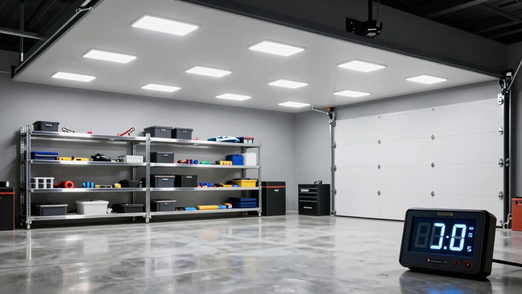 strategic efficient garage lighting