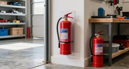 strategic garage fire extinguisher placement