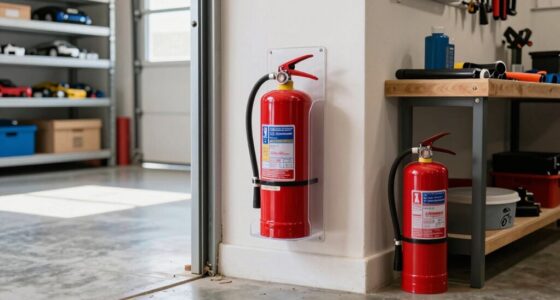 strategic garage fire extinguisher placement
