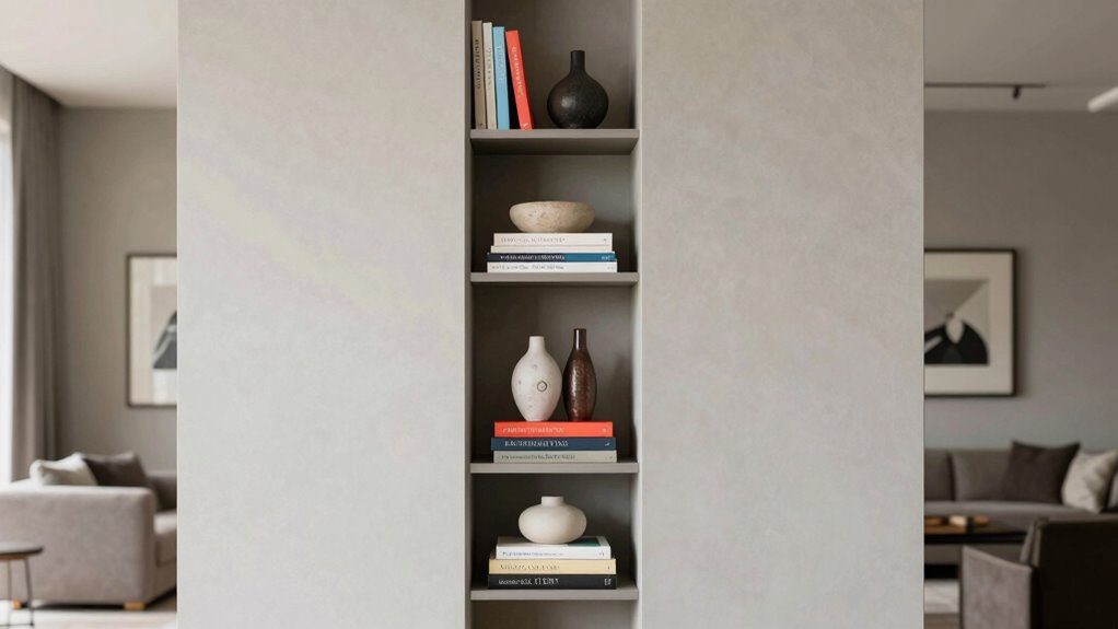 stylish organized vertical storage
