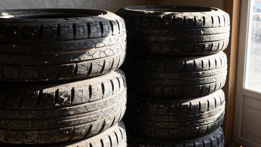 sunlight accelerates tire deterioration