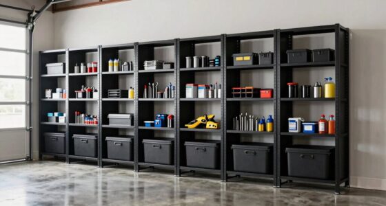 tall garage shelving units