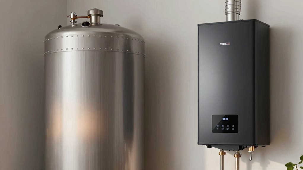 tankless vs tank water heaters