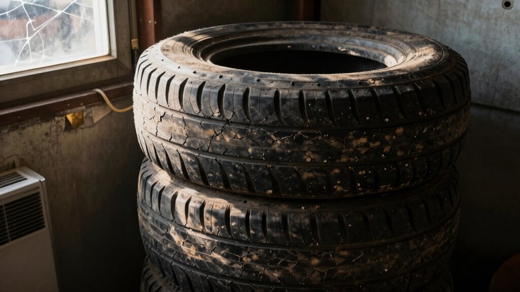 temperature induced tire deterioration