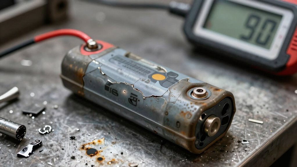 temperature storage contaminants battery