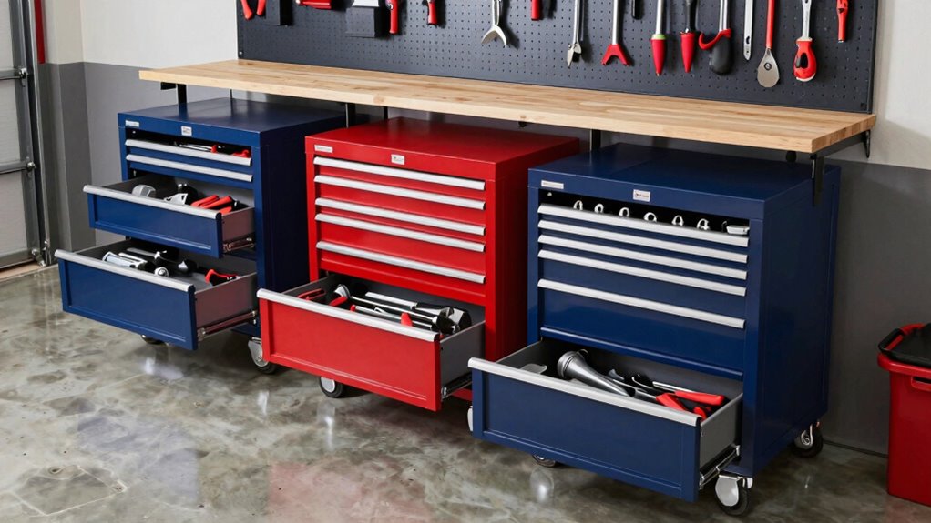 tool chest size and durability