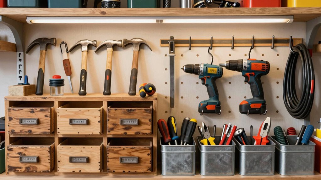 tool storage and organization
