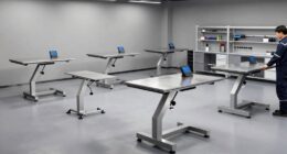 top adjustable electric workbenches