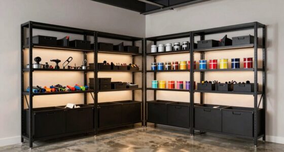 top corner garage storage