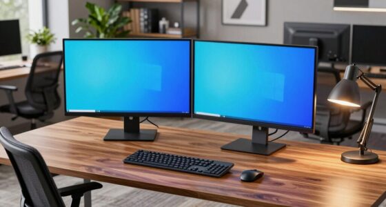 top dual monitor desks