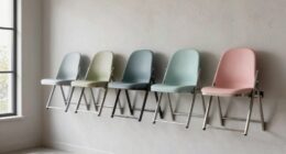 top folding chair storage