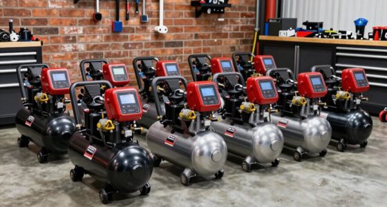 top garage air compressors