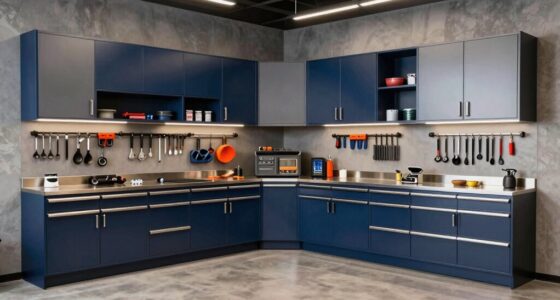 top garage cabinet sets