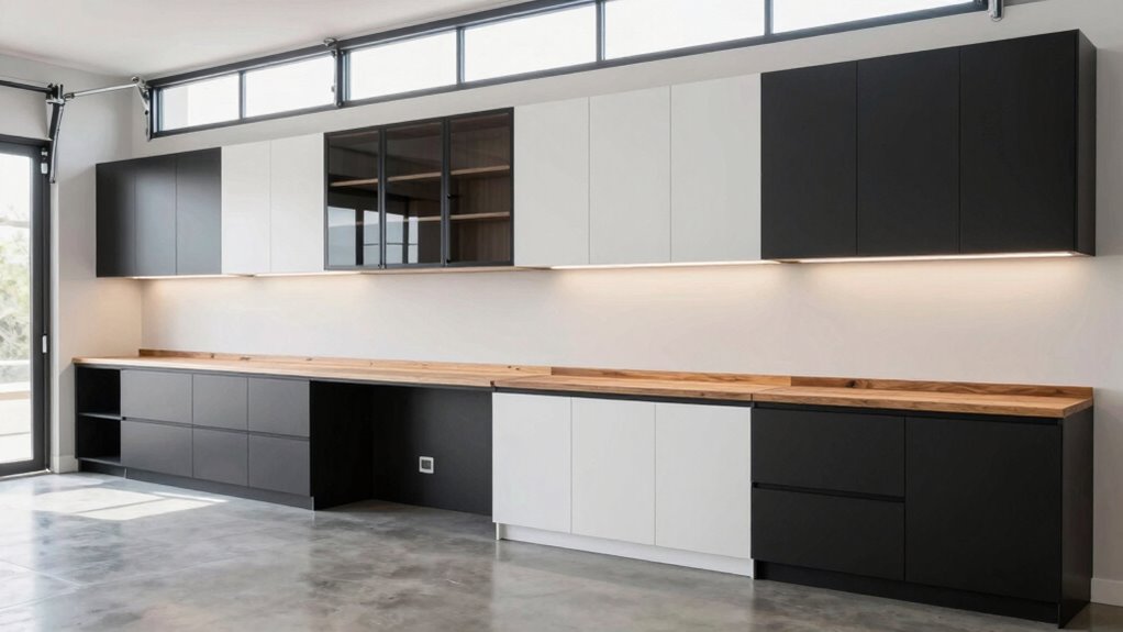 top garage cabinet solutions