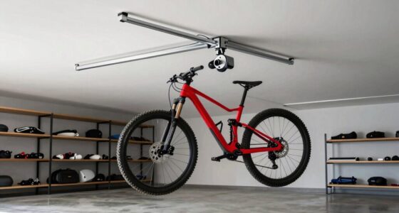 top garage ceiling bike hoists